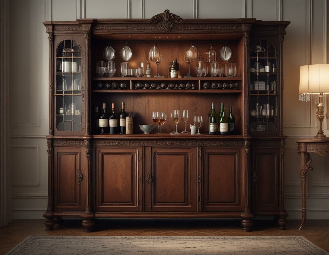 Classic wine cabinetry