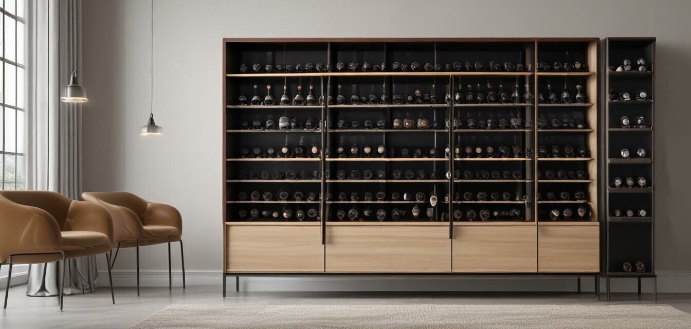 Modern wine cabinet