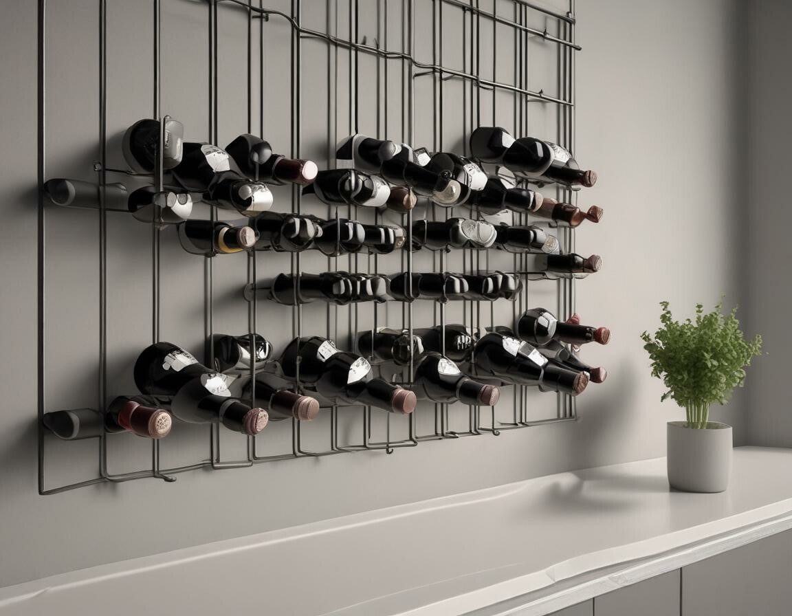 Wall-Mounted Wine Racks