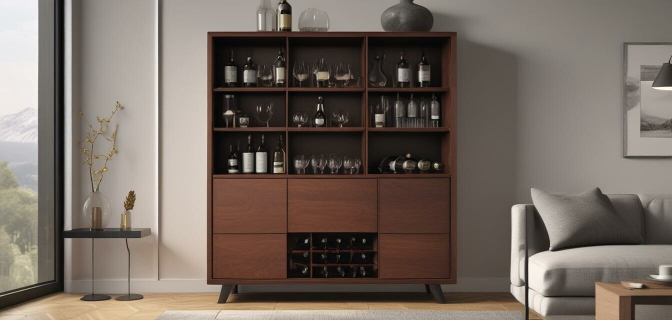 Wine Cabinet Furniture for Small Spaces